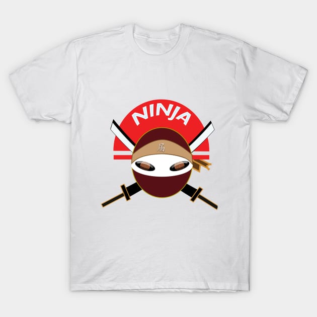 Ninja logo T-Shirt by okyshoo